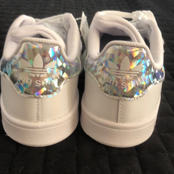 Adidas Kids Stan Smith white sneakers - Picture 2 of 5